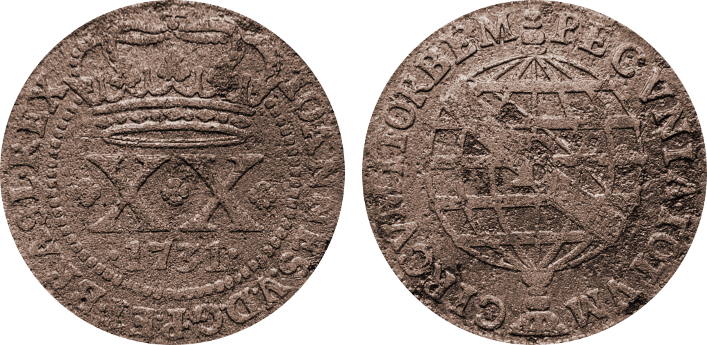 Imagem da data 1731 - 53 pérolas BRASL - PECVNIA