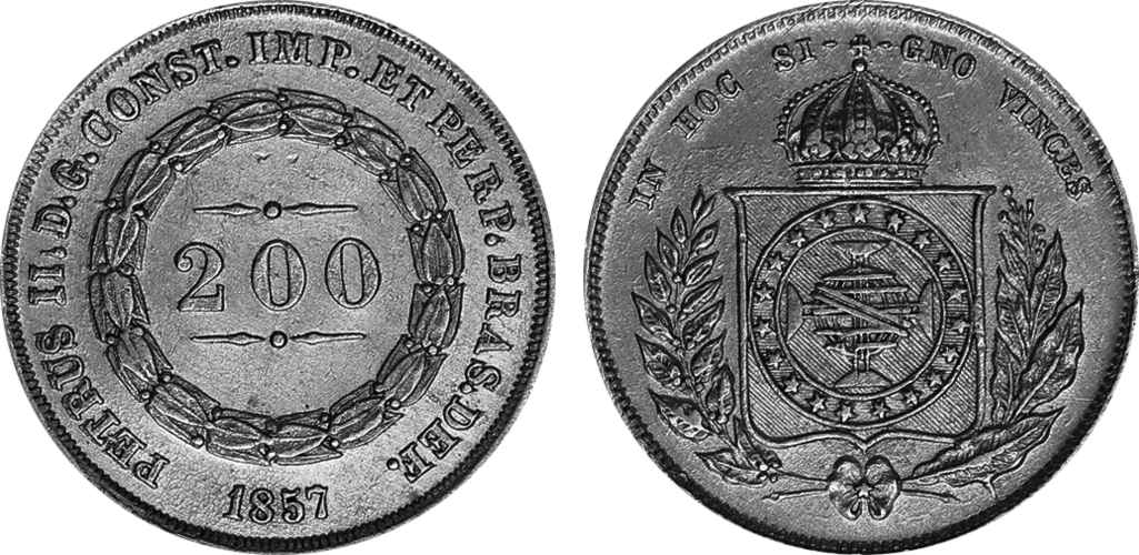 Imagem da data 1857 - Coroa de pérolas.