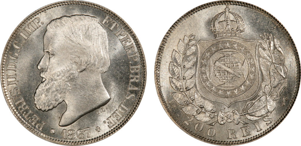 D. Pedro II 200 Réis