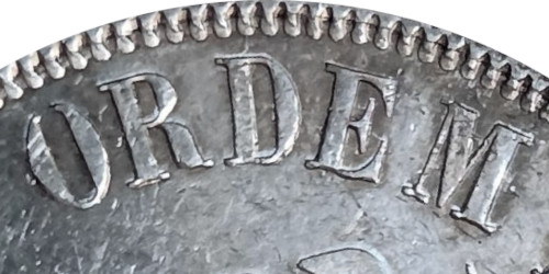 Variante 1907 O de "ORDEM" aberto 2000 Réis 