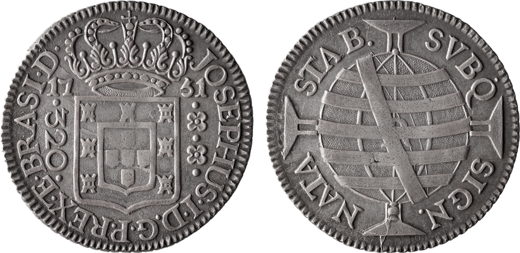 Imagem da data 1751 – P • REX • E • BRASI • D •