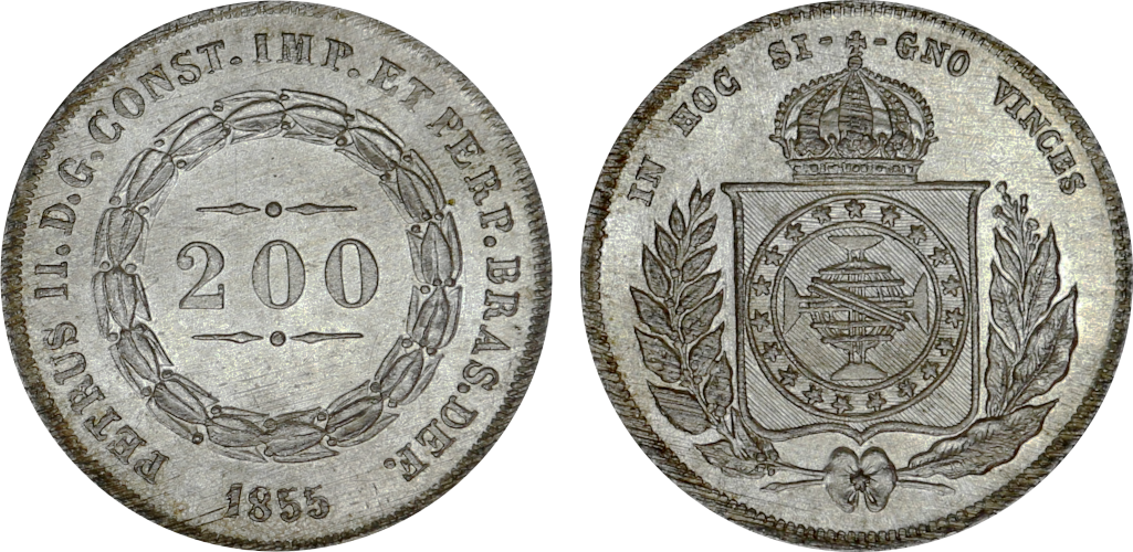 Imagem da data 1855 - Coroa de pérolas.