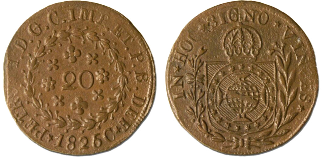 D. Pedro I 20 Réis