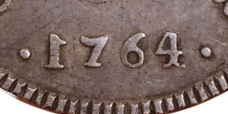 Variante 1764 1 Invertido 300 Réis D. José I