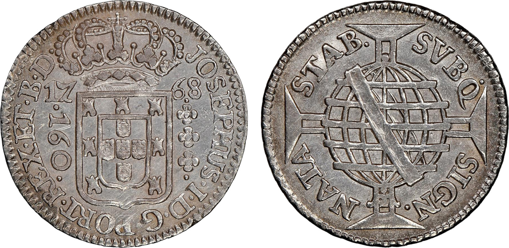 Imagem da data 1768 - JOSEPHUS ... PORT • REX • ET • B • D • / SVBQ