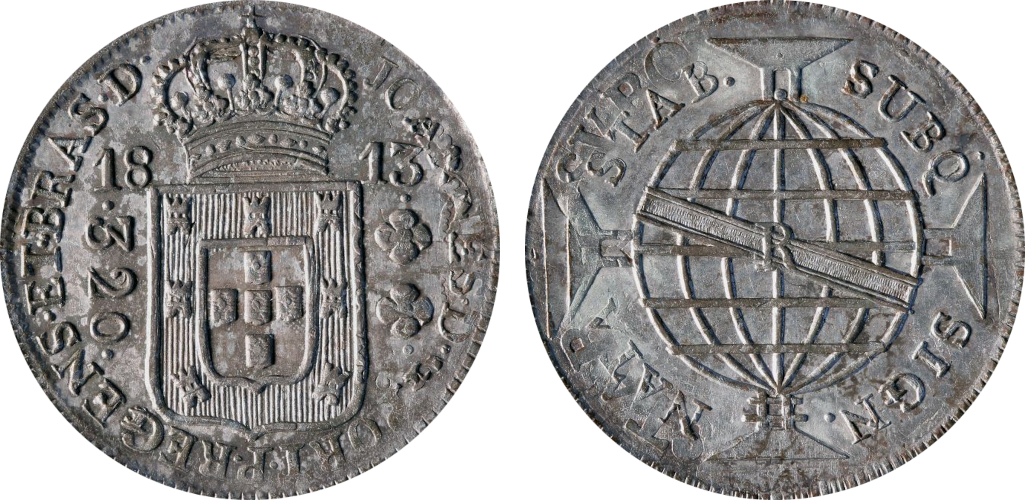 Imagem da data 1813 - 2 florões.