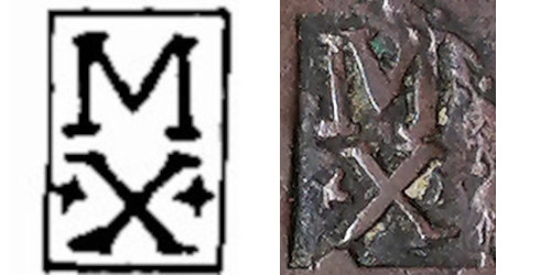 Variante Tipo 5 10 Réis D. Pedro II