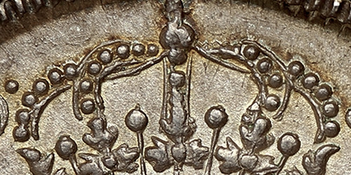 Variante 1814 Arcos internos sem pérolas 960 Réis D. João PR