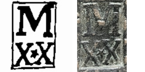 Variante Tipo 3 20 Réis D. Pedro II