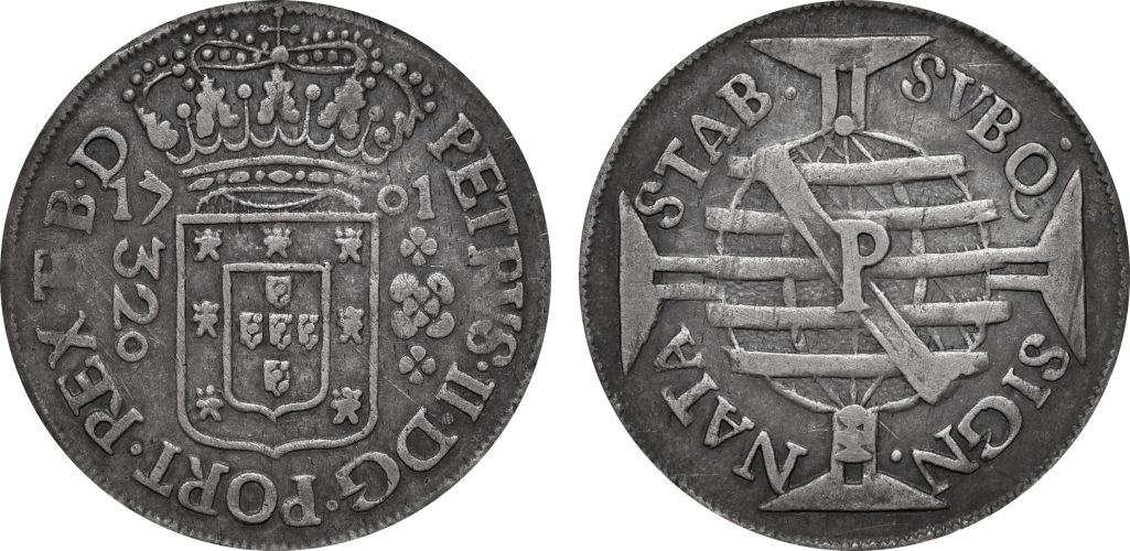 Imagem da data 1701 - E B D - Florão central com florão interno