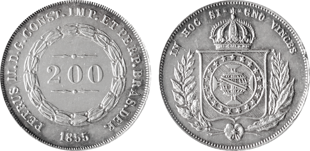 Imagem da data 1855 - Coroa de chamas.