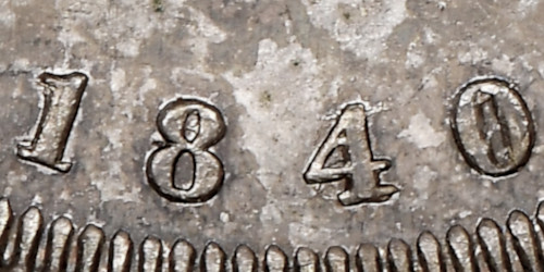 Variante 1840/37 1200 Réis D. Pedro II