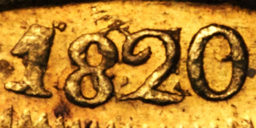 Variante 1820/19 6400 Réis D. João VI