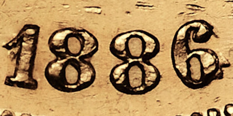 Variante 1886/4 10000 Réis D. Pedro II