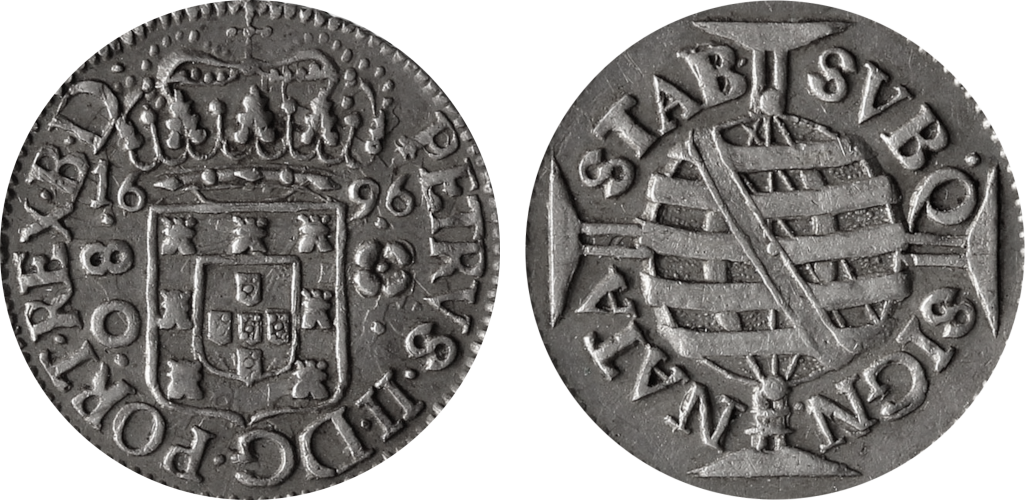 Imagem da data 1696 - REX B D - Florão oblíquo