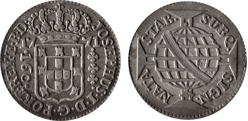 Imagem da data 1771 - JOSEPHUS ... PORT • REX • E • B • D • / SUBQ