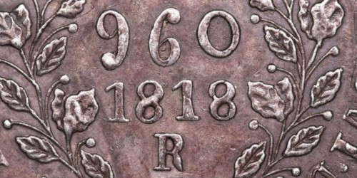 Variante 1818 R Sem Florões 960 Réis D. João VI