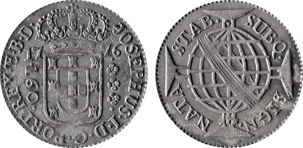 Imagem da data 1776 - JOSEPHUS ... PORT • REX • E • B • D • / SUBQ