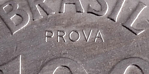 Prova 1985 Prova 100 Cruzeiros 