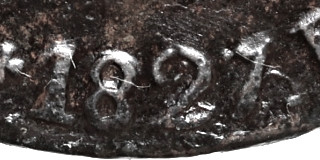 Variante 1827/6 40 Réis D. Pedro I