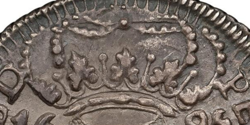 Variante 1695 Coroa Larga 160 Réis D. Pedro II