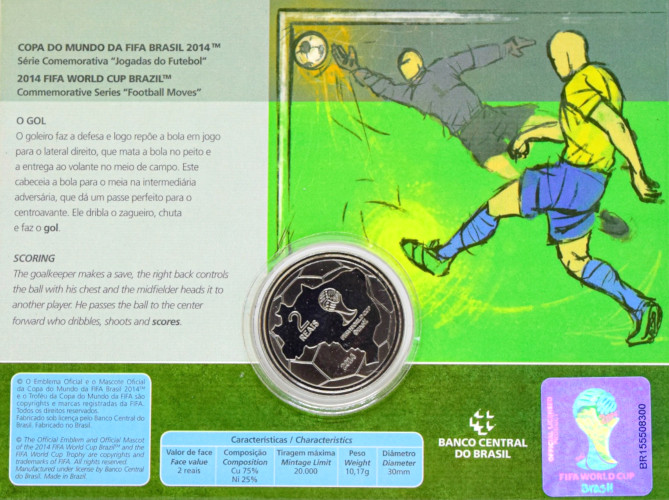 Variante Cartela Original 2 Reais 