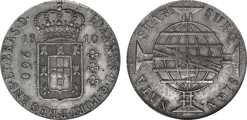 Imagem da data 1810 - Valor e florões sem ponto.