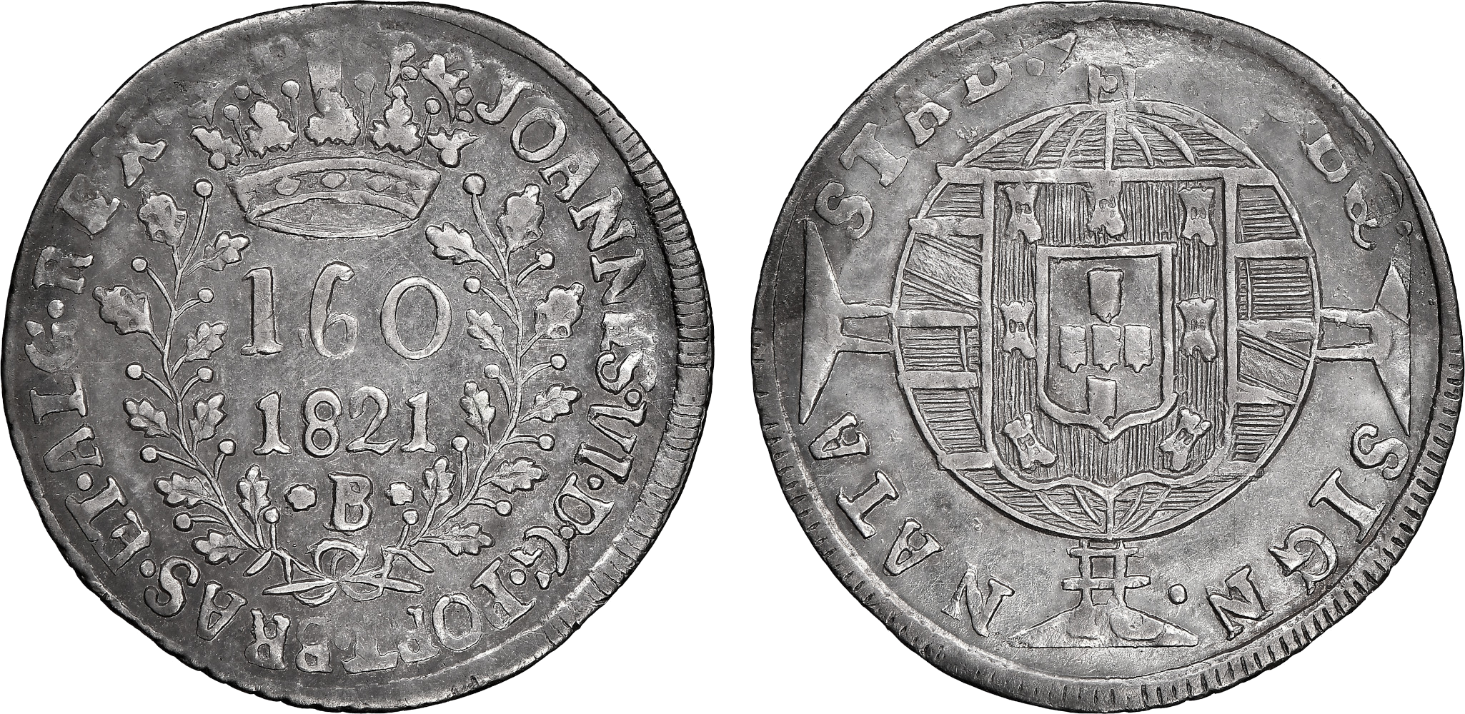 Imagem da data 1821 - Reverso do Rio.