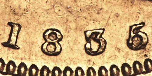 Variante 1835/4 10000 Réis D. Pedro II