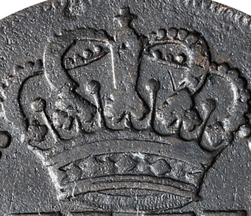 Variante 1781 Coroa Escassa 20 Réis Maria I e Pedro III