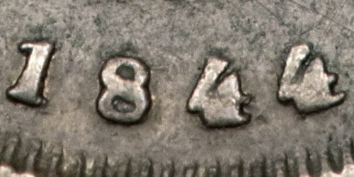 Variante 1844 100 Réis D. Pedro II