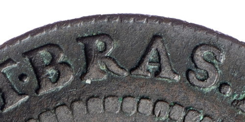 Variante 1730 BRAS 20 Réis D. João V