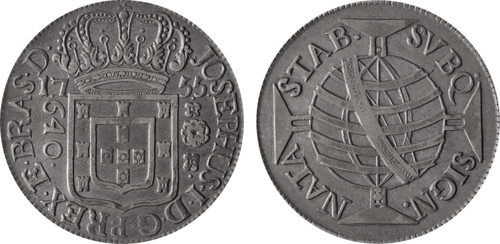 Imagem da data 1755 - Sem letra monetária R.